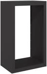 vidaXL Brennholzregal Schwarz 60x40x100 cm Stahl 850989