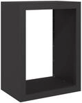 vidaXL Brennholzregal Schwarz 60x40x80 cm Stahl 850996