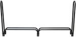 ShelterLogic Kaminholzregal 244 cm x 118 cm mit Abdeckung Schwarz