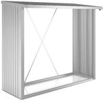 Biohort Kaminholzregal WoodStock 230 Silber-Metallic