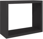 vidaXL Brennholzregal Schwarz 100x40x80 cm Stahl 850975