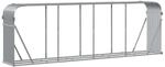 vidaXL Kaminholzunterstand Hellgrau 300x45x100 cm Verzinkter Stahl 364556