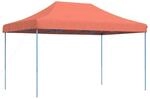vidaXL Partyzelt Faltbar Pop-Up Terrakottarot 440x292x315 cm 4004965