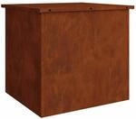 vidaXL Au&szlig;enlagerbox Rostig 55 x 50,5 x 50 cm Stahl 874580
