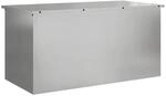 vidaXL Au&szlig;enlagerbox Silber 100 x 50,5 x 50 cm Stahl 874564