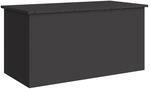 vidaXL Au&szlig;enlagerbox Schwarz 100 x 50,5 x 50 cm Stahl 874560