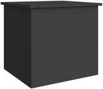 vidaXL Au&szlig;enlagerbox Schwarz 55 x 50,5 x 50 cm Stahl 874574