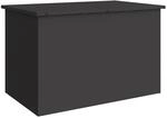 vidaXL Au&szlig;enlagerbox Schwarz 80 x 50,5 x 50 cm Stahl 874567