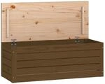 vidaXL Truhe Honigbraun 89x36,5x33 cm Massivholz Kiefer 823622