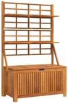 vidaXL Truhe mit Rankgitter 99x50x160 cm Massivholz Akazie