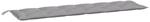 vidaXL Gartenbank-Auflage Grau 200x50x7 cm Oxford-Gewebe 361641