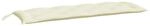 vidaXL Gartenbank-Auflagen 2 Stk Cremewei&szlig; 150x50x7 cm Oxford-Gewebe 361699