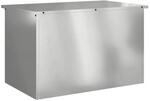 vidaXL Au&szlig;enlagerbox Silber 80 x 50,5 x 50 cm Stahl 874572