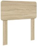 vidaXL Kopfteil mit Kopfteil Sonoma-Eiche 75 cm Holzwerkstoff 888608