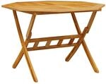 vidaXL Gartentisch Klappbar &Oslash;110x75 cm Massivholz Akazie 4004911