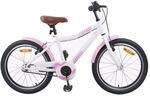 vidaXL Kinderfahrrad 24 Zoll f&uuml;r 8-12 Jahre Alt Hellrosa 42009563