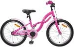 vidaXL Kinderfahrrad 20 Zoll f&uuml;r 6-11 Jahre Alt Dunkelrosa 42009671