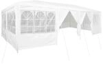 vidaXL Party-Zelt Wei&szlig; 800 x 400 x 266 cm Polyethylen 42003441