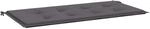 vidaXL Gartenbank-Auflage Anthrazit 120x50x4 cm Oxford-Gewebe 43190