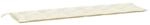 vidaXL Gartenbank-Auflage Creme 200x50x7 cm Oxford-Gewebe 361642
