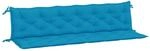 vidaXL Gartenbank-Auflagen 2 Stk Hellblau 200x50x7 cm Oxford-Gewebe 361739