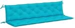 vidaXL Gartenbank-Auflagen 2 Stk T&uuml;rkis 200x50x7 cm Stoff 361753