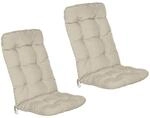 Beautissu Flair HL Hochlehner 120x50x8cm Natur 6tlg