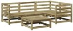 vidaXL 5 Tlg Garten-Sofagarnitur Kiefernholz Impr&auml;gniert 3299422