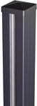 GroJa Alu-Steckzaunpfosten Lumino mit Pfostenkappe 300 x 9 x 9 cm Anthrazit