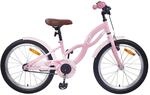 vidaXL Kinderfahrrad 20 Zoll f&uuml;r 6-11 Jahre Alt Hellrosa 42009666