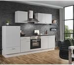 Menke K&uuml;chenzeile White Classic 270 cm Wei&szlig;-Marmor-Optik