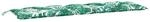vidaXL Gartenbank-Auflagen 2 Stk Blattmuster 180x50x7cm Oxford-Gewebe 379098