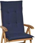 Beautissu Loft HL Hochlehner 120x50x6cm Dunkelblau