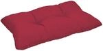Beautissu Xluna Loungekissen R&uuml;cken 50x40x12cm Rot