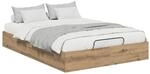 vidaXL Ottoman Bettgestell Artisan-Eiche 193 x 120 x 25 cm 3409236