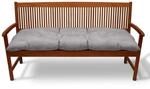 Beautissu Flair BK Bankpolster 150x50x8cm Hellgrau