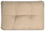 Beautissu Flair Loungekissen Outdoor R&uuml;cken 50x40x12cm Natur