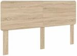 vidaXL Kopfteil mit Kopfteil Sonoma-Eiche 200 cm Holzwerkstoff 887838