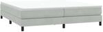 vidaXL Boxspringbett ohne Matratze Hellgrau 200x220 cm Samt 3315891