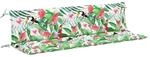 vidaXL Gartenbank-Auflagen 2 Stk Mehrfarbig 200x50x7 cm Stoff 361749