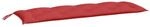 vidaXL Gartenbank-Auflagen 2 Stk Rot 150x50x7 cm Oxford-Gewebe 361703
