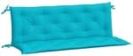 vidaXL Gartenbank-Auflagen 2 Stk T&uuml;rkis 150x50x7 cm Stoff 361715