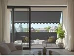 Spettmann Fallarmmarkise Line Silber 350 cm x 150 cm Grau