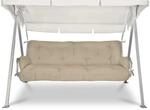 Beautissu Flair HS Hollywoodschaukelauflage 180x50x8cm Natur