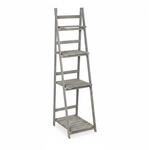 Relaxdays Blumentreppe Holz Grau Klappbar 160 cm x 41 cm x 50 cm 3,7 kg