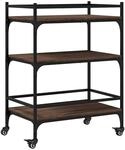 vidaXL K&uuml;chenwagen Braun Eichen-Optik 65x40x86,5 cm Holzwerkstoff 842400