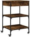 vidaXL K&uuml;chenwagen R&auml;uchereiche 60x48x89,5 cm Holzwerkstoff 842373
