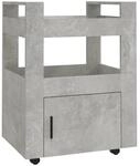 vidaXL K&uuml;chenwagen Betongrau 60x45x80 cm Holzwerkstoff 816828