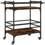 vidaXL K&uuml;chenwagen R&auml;uchereiche 82x40x78,5 cm Holzwerkstoff 842363