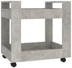 vidaXL B&uuml;rowagen Betongrau 60x45x60 cm Holzwerkstoff 816604